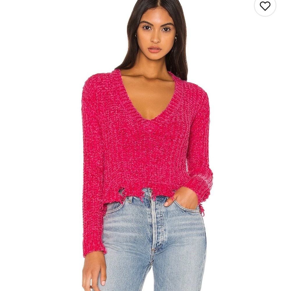 Superdown // Revolve Distressed Sweater NWT